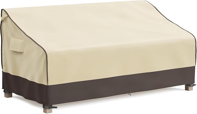 MR. COVER 3-Seater Outdoor Couch Cover Waterproof, 90 Inch Patio Furniture by MRCOVER
