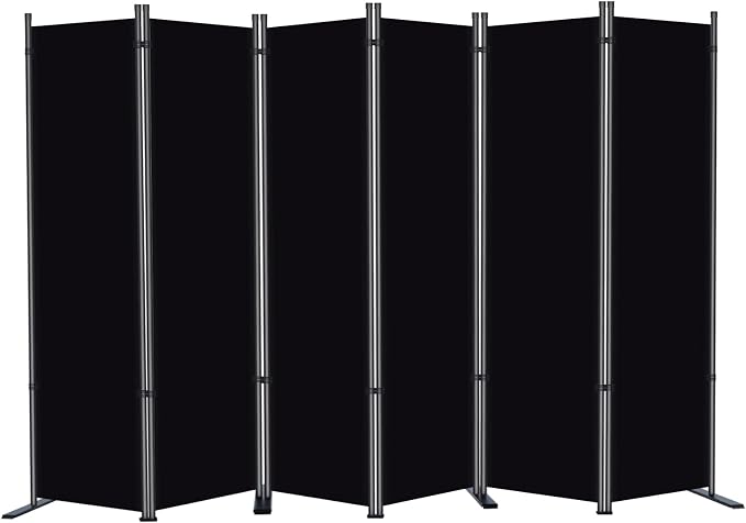 RANTILA 6 Panel Room Divider, 6 FT Folding Privacy Screen by RANTILA