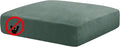 MAXIJIN Velvet Stretch Cushion Cover Fitted Couch Cushion Slipcovers 1 Pack Arm by MAXIJIN
