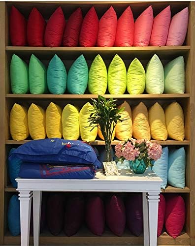 Thmyo 4-Pack 100% Cotton Comfortable Solid Decorative Throw Pillow Case - Image 5