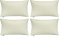 Thmyo 4-Pack 100% Cotton Christmas/Halloween Lumbar Comfortable Solid by Thmyo