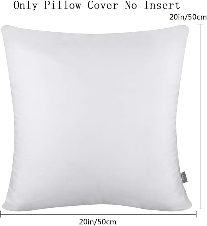 Thmyo 4-Pack 100% Cotton Comfortable Solid Decorative Throw Pillow Case - Image 8