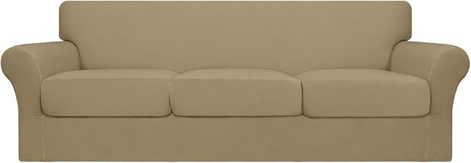 Easy-Going 4 Pieces Oversized Stretch Soft Couch Cover by Easy-Going