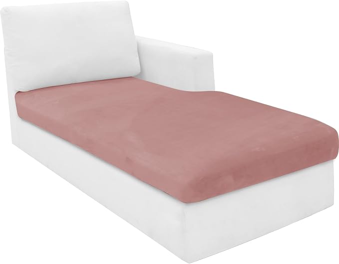 MAXIJIN 1 Piece Velvet Chaise Cover Stretch Sectional Couch Covers by MAXIJIN
