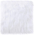 White Faux Fur Plush Cushion Fluffy Small Area Rug, Luxury Background by Unknown
