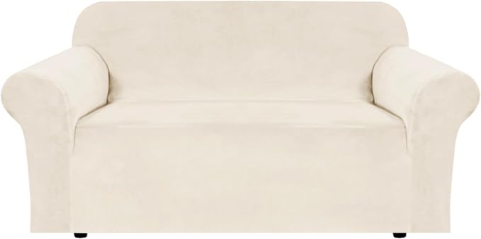 H.VERSAILTEX Stretch Velvet Loveseat Covers by HVERSAILTEX
