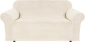 H.VERSAILTEX Stretch Velvet Loveseat Covers by HVERSAILTEX