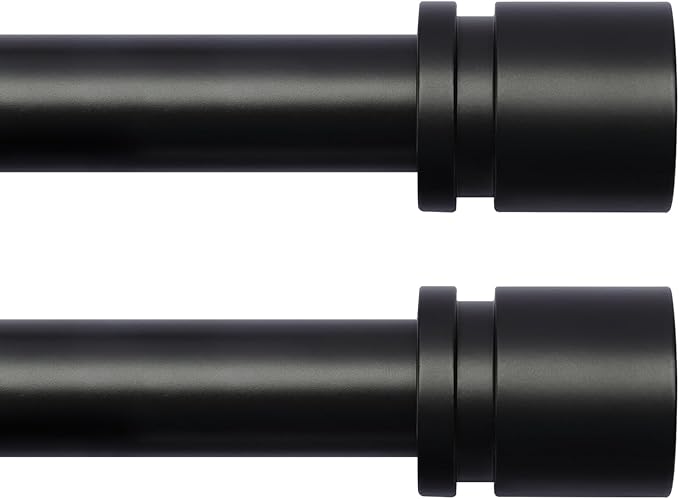 Byondeth Curtain Rods for Windows 16 to 144 Inches 2 Pack Adjustable Length 1 by Byondeth