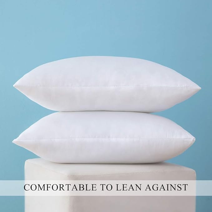 MIULEE Set of 2 Throw Pillow Inserts Premium Pillow Stuffer Square Form - Image 6