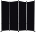 RANTILA 4 Panel Room Divider, 6 FT Folding Privacy Screen by RANTILA