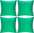 4-Pack 100% Cotton Comfortable Solid Decorative Throw Pillow Case, Thmyo Square by Thmyo