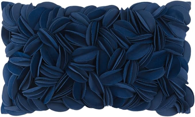 KINGROSE Handmade 3D Flower Accent Throw Pillow Cover Home Decorative Pillow by KINGROSE
