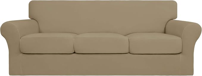 Easy-Going 4 Pieces Stretch Soft Couch Cover by Easy-Going