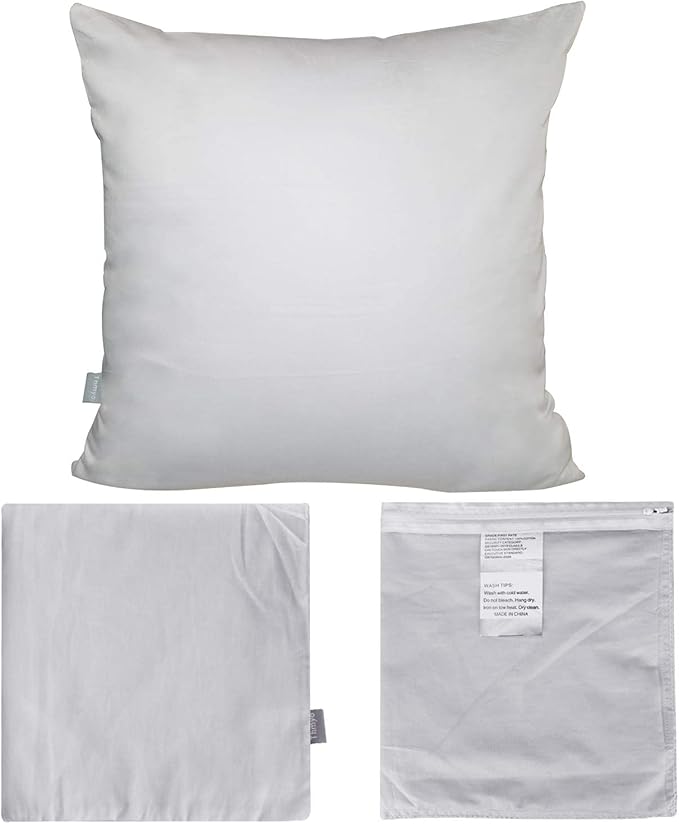 Thmyo 4-Pack 100% Cotton Comfortable Solid Decorative Throw Pillow Case Square - Image 6