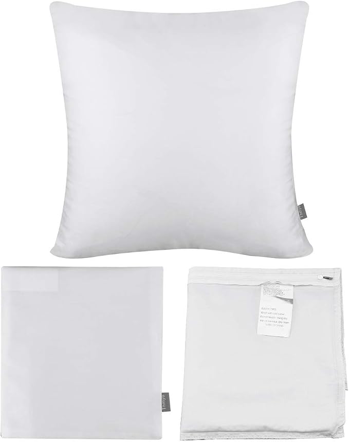 Thmyo 4-Pack 100% Cotton Comfortable Solid Decorative Throw Pillow Case - Image 7