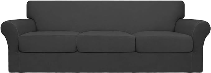 Easy-Going 4 Pieces Oversized Stretch Soft Couch Cover by Easy-Going