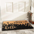 LuxUrux Welcome Mats Outdoor Coco Coir Doormat, by LuxUrux