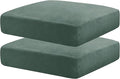 MAXIJIN Velvet Stretch Cushion Covers Couch Cushion Slipcovers Loveseat Sofa by MAXIJIN