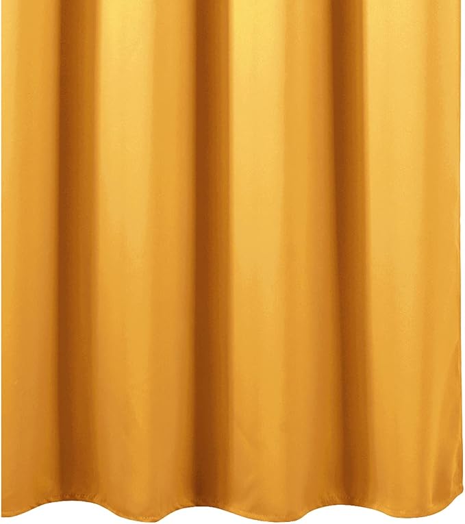 LEMOMO Yellow Thermal Blackout Curtains/52 x 72 Inch/Set of 2 Panels Room - Image 9