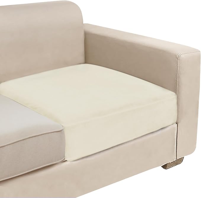 NAISI Couch Cushion Covers 1 Piece Velvet Stretch Sofa Seat Covers or Backrest by NAISI