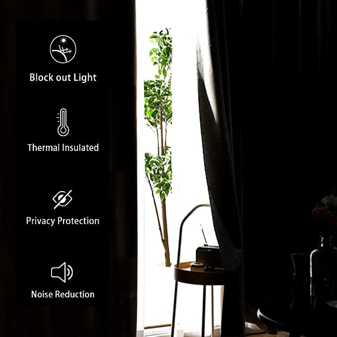 JIUZHEN Blackout Curtains for Bedroom - Image 6