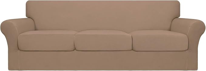 Easy-Going 4 Pieces Oversized Stretch Soft Couch Cover by Easy-Going