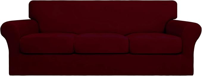 Easy-Going 4 Pieces Stretch Soft Couch Cover by Easy-Going