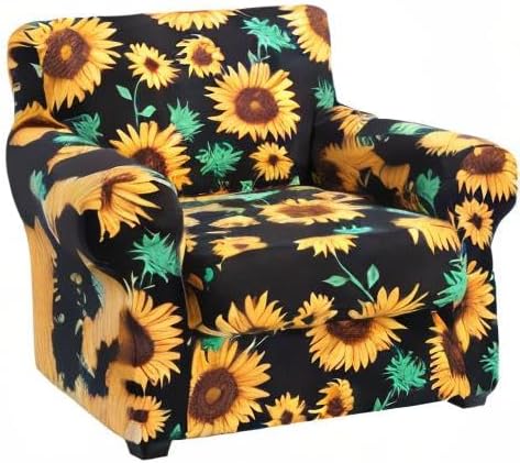 hyha Couch Covers, Chair/Sofa Covers, Floral Pattern, 2 Pieces, Armchair - Image 9