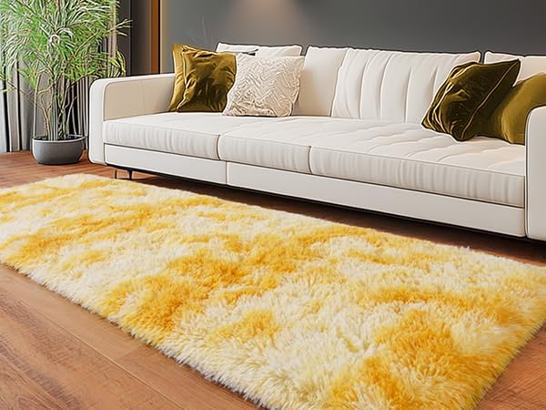 Fluffy Area Rugs for Living Room, Soft Shaggy Carpets for Living Room, Upgrade - Image 6