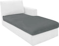 MAXIJIN 1 Piece Velvet Chaise Cover Stretch Sectional Couch Covers by MAXIJIN