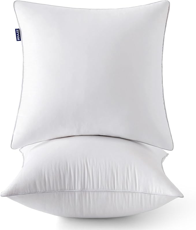 MIULEE 16x16 Pillow Inserts -Decorative Throw Pillow by MIULEE