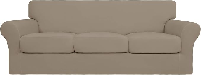 Easy-Going 4 Pieces Stretch Soft Couch Cover by Easy-Going