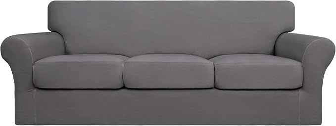 Easy-Going 4 Pieces Stretch Soft Couch Cover by Easy-Going