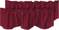 H.VERSAILTEX 2 Panels Christmas Blackout Curtain Valances by HVERSAILTEX