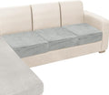 NAISI Couch Cushion Covers 3 Pieces Velvet Stretch Sofa Seat Covers or Backrest by NAISI