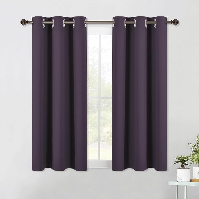 NICETOWN Blackout Window Curtains 60 inch Length 2 Panels, 34 x 60 Inch by NICETOWN