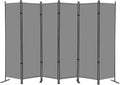 RANTILA 6 Panel Room Divider, 6 FT Folding Privacy Screen by RANTILA