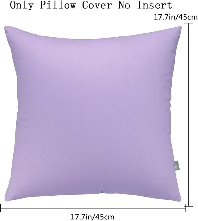 Thmyo 4-Pack 100% Cotton Comfortable Solid Decorative Throw Pillow Case Square - Image 5