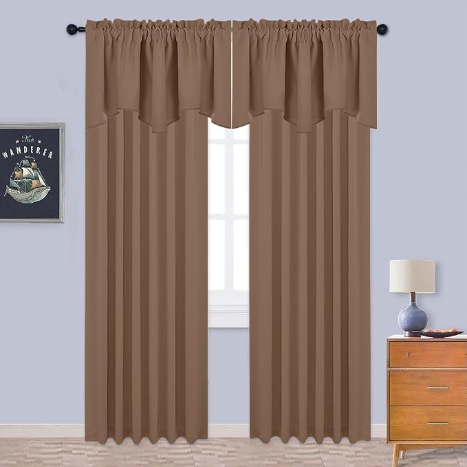 NICETOWN Blackout Valance Window Tier - Image 5