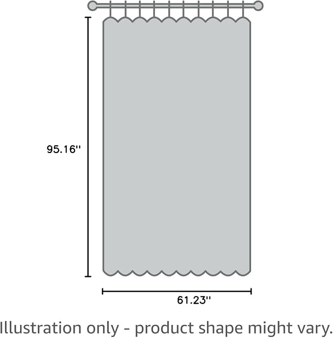 Yakamok 100% Blackout Curtains for Bedroom 96 Inch Length, Noise Reducing - Image 7