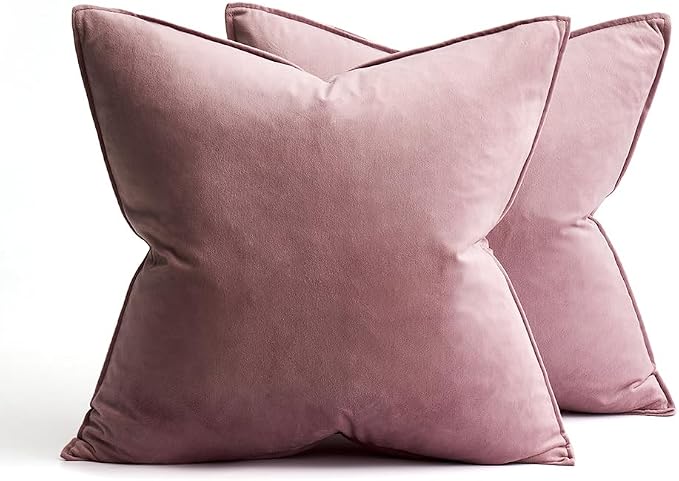 MIULEE Jam Velvet Throw Pillow Covers 18x18 Soft Decorative Solid Square - Image 6