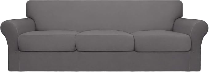 Easy-Going 4 Pieces Oversized Stretch Soft Couch Cover by Easy-Going