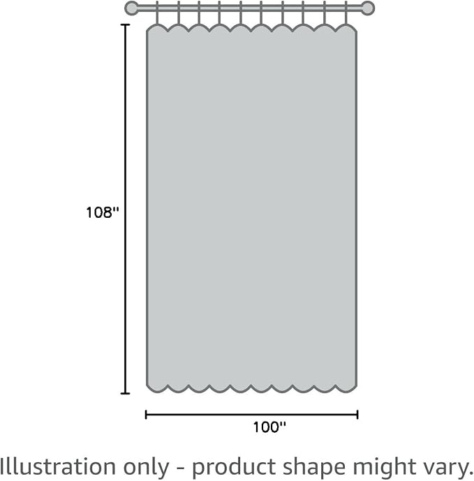 Beauoop 100% Blackout Curtains 108 Inches Long 2 Panels - Image 7