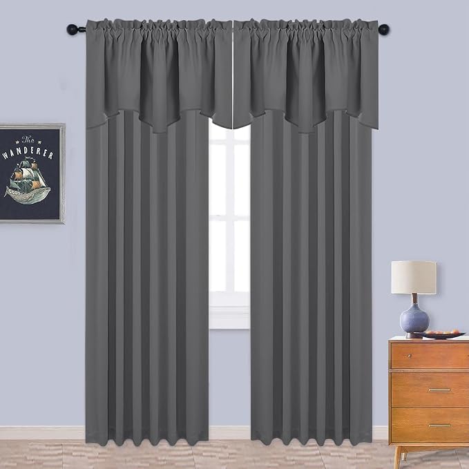 NICETOWN 6 Panels Kitchen Valances - Image 7