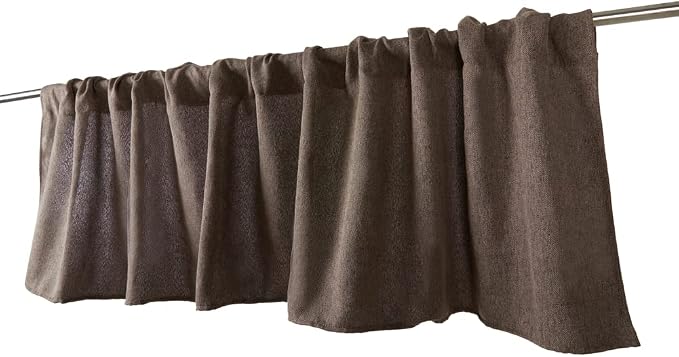 Jola's House 2 Pack Burlap Window Curtain Valances Farmhouse Style Window - Image 7
