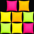 Preboun 8 Pcs 18 x 18 Inch Bright Colors Decorative Throw Pillow Covers Mixed by Preboun