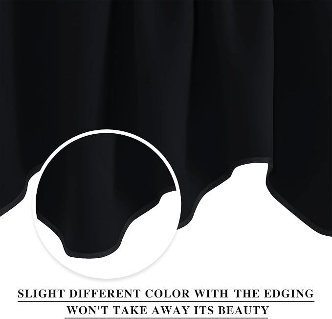NICETOWN 4 Panels Blackout Curtain Valances - Image 2
