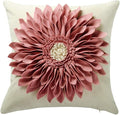 OiseauVoler 3D Sunflower Handmade Throw Pillow Covers Decorative Cushion Cases by OiseauVoler