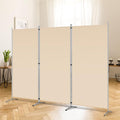 RANTILA 3 Panel Room Divider, 6 Ft Tall Folding Privacy Screen Freestanding by RANTILA