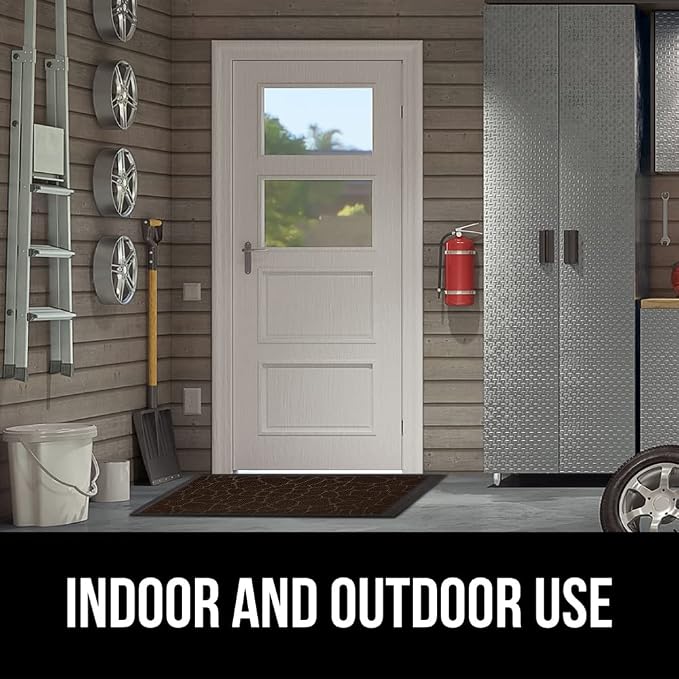 GORILLA GRIP 100% Waterproof All-Season WeatherMAX Doormat 35x23, US Designed - Image 9